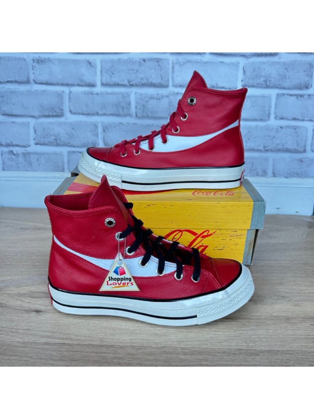 ⭐Coca Cola x Converse Chuck 70 Hi Skateboard Shoes 6.5 Mens Sneakers Red A17888C - Picture 2 of 12